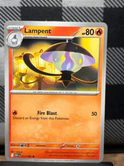 POKEMON TCG: Lampent 17/86, White Flare - Image 1