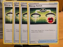 Pokemon TCG Crown Zenith Energy Switch 129/159 x4 Playset - Image 1