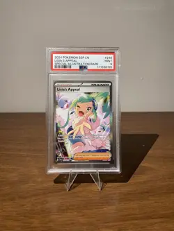 POKEMON SURGING SPARKS SPECIAL ILLLUSTRATION RARE #246 LISIA'S APPEAL PSA 9 - Image 1