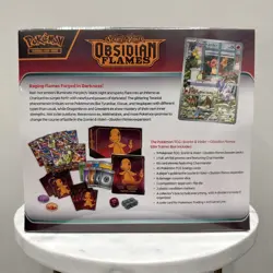Obsidian Flames ETB Elite Trainer Box Scarlet & Violet Pokemon TCG *SEALED/NEW* - Image 2