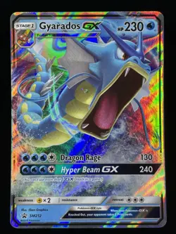 Pokemon TCG Gyarados GX SM212 Hidden Fates Tin Black Star Promo Holo NM - Image 1