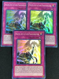 YUGIOH NINJITSU ART OF SUPER TRANSFORMATION ORCS-EN075 1ST SUPER X3 NM - Image 1