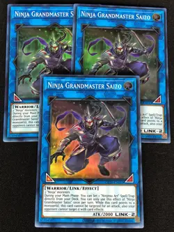 YUGIOH NINJA GRANDMASTER SAIZO OP20-EN010 SUPER X3 (NM) - Image 1