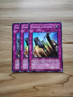 Yu-Gi-Oh - Solemn Judgment 3X - Super Rare / Holo - Full Playset - RP01-EN045 - Image 1