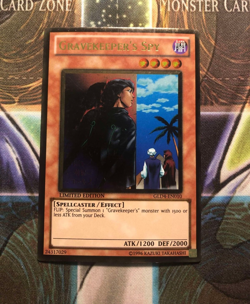 *** GRAVEKEEPER'S SPY *** GOLD RARE (LP) GLD4-EN010 YUGIOH! - Image 1