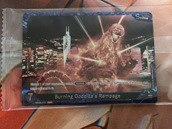 Burning Godzilla's Rampage Godzilla vs Godzilla [BP01] Card Game Promo SEALED - Image 1