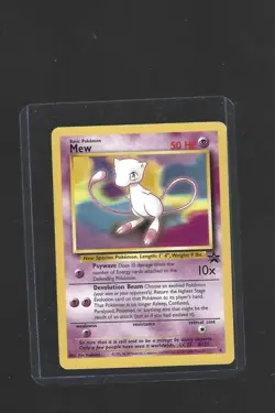 Pokemon Card - Mew #8 WoTC Black Star Promo-EX - Image 1