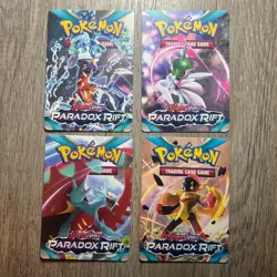Paradox Rift Trainer Tip Card Garchomp | Roaring Moon | Armarouge | Iron Valiant - Image 1