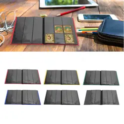 Card Binder 20 Pages 9 Pocket Large Capacity Colored Cover Card Collection - Image 2