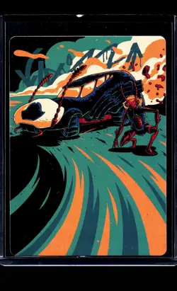 2025 MTG Magic the Gathering AADFT Aetherdrift Art Card #39 Carrion Cruiser - Image 1