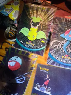 9 1999 Topps foil pokemon tv animation edition card lot - Image 5