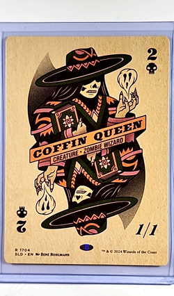 2024 MTG Magic the Gathering SLD Secret Lair Drop Playing Card 1704 Coffin Queen - Image 1