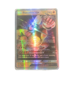 Pokemon Trading Card Buzzwole GX SM69 Sm Holo Ultra Beast Promo Oversized - Image 2