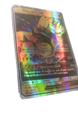 Pokemon Trading Card Buzzwole GX SM69 Sm Holo Ultra Beast Promo Oversized - Image 5