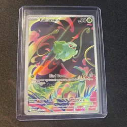 Bulbasaur Full Art Mega Evolutions Pokemon Card 133/132 Near Mint Condition Rare - Image 1