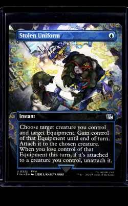 2025 MTG Magic The Gathering FIN Final Fantasy Borderless #332 Stolen Uniform - Image 1