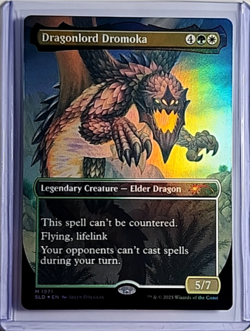 2025 MTG Magic The Gathering SLD Secret Lair Drop Foil Baby Dragonlord Dromoka - Image 2