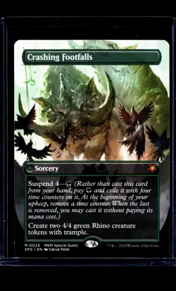 2024 MTG Magic The Gathering SPG Special Guests Borderless 25 Crashing Footfalls - Image 1