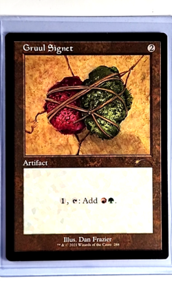 2021 MTG Magic The Gathering SLD Secret Lair Drop #288 Gruul Signet - Image 1