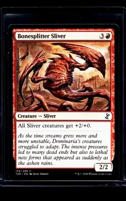 2020 MTG Magic The Gathering TSR Time Spiral Remastered #155 Bonesplitter Sliver - Image 1