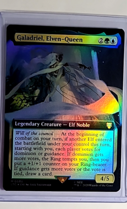 2023 MTG Lord of the Rings Commander Extended Art Foil #88 Galadriel Elven Queen - Image 1