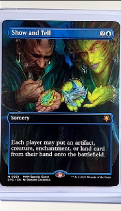 2024 MTG Magic the Gathering SPG Special Guests Borderless #21 Show and Tell - Image 1