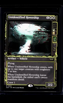 2024 MTG Magic The Gathering DSK Duskmourn Showcase #305 Unidentified Hovership - Image 1