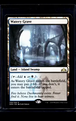 2018 MTG Magic The Gathering GRN Guilds of Ravnica #259 Watery Grave - Image 1