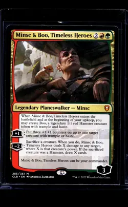 MTG Commander Legends Battle For Baldurs Gate #285 Minsc & Boo Timeless Heroes - Image 1