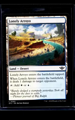 2024 MTG Magic The Gathering OTJ Outlaws of Thunder Junction #260 Lonely Arroyo - Image 1