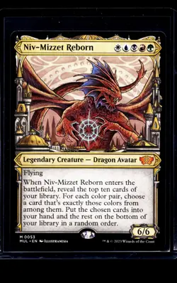 2023 MTG Magic The Gathering MUL Multiverse Legends #53 Niv Mizzet Reborn - Image 1