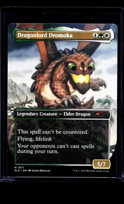 2025 MTG Magic The Gathering SLD Secret Lair Drop #1971 Baby Dragonlord Dromoka - Image 1