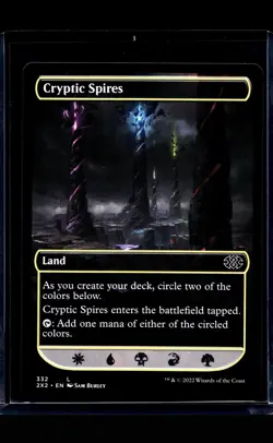 2022 MTG Magic the Gathering 2X2 Double Masters #332 Cryptic Spires - Image 1