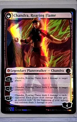 2017 MTG Magic the Gathering From the Vault Transform 6 Chandra Fire of Kaladesh - Image 1