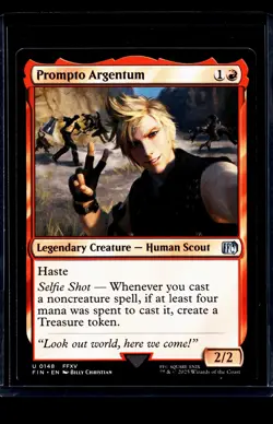 2025 MTG Magic The Gathering FIN Final Fantasy #148 Prompto Argentum - Image 1