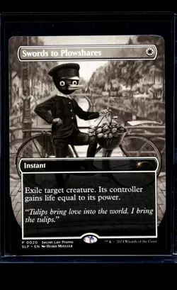 MTG Magic The Gathering SLP Secret Lair Showdown Promo #20 Swords to Plowshares - Image 1