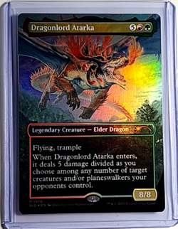 MTG Magic the Gathering SLD Secret Lair Drop Foil #1970 Baby Dragonlord Atarka - Image 2