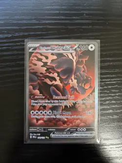 Pokemon TCG Prismatic Evolutions Bloodmoon Ursaluna EX 168/131 SIR - Image 1