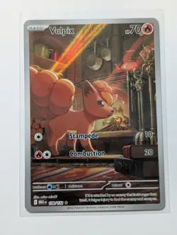 Pokemon Vulpix 138/132 Illustration Rare Holo Mega Evolution 2025 Clean - Image 1