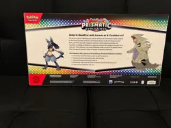 2x Pokemon TCG Prismatic Evolutions Lucario Ex + Tyranitar Ex Premium Collection - Image 4