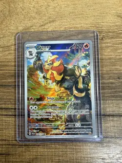 Pyroar 200/193 Pokemon Paldea Evolved Illustration Rare Full Art Holo NM - Image 1