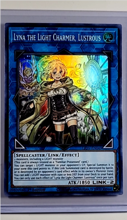 YuGiOh TCG LIOV Lightning Overdrive 1st Edition Lyna the Light Charmer, Lustrous - Image 1
