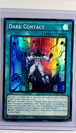 2020 YuGiOh TCG SUDA Supreme Darkness 1st Edition SUDA-EN051 Dark Contact - Image 1