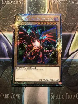 * RED-EYES BLACK DRAGON * ALT ART PLATINUM SECRET RARE RA04-EN109 YUGIOH! JUMP - Image 1