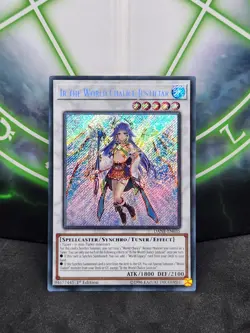 Yugioh Ib the World Chalice Justiciar DANE-EN035 Secret Rare 1st Edition NM - Image 1