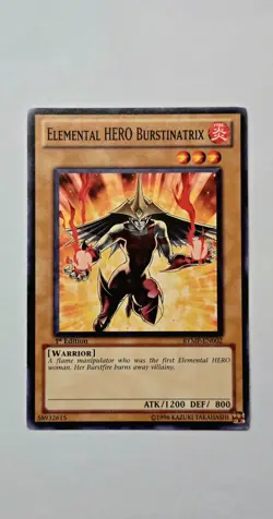 Yugioh! Elemental Hero Sparkman/ Avian/ Burstinatrix RYMP Common/ Short Print LP - Image 3