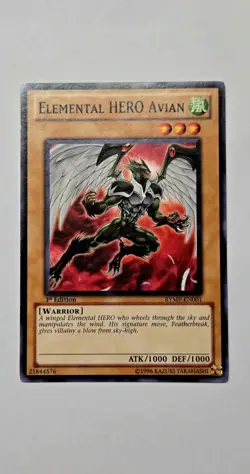Yugioh! Elemental Hero Sparkman/ Avian/ Burstinatrix RYMP Common/ Short Print LP - Image 4