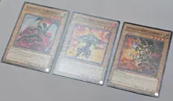 Yugioh! Elemental Hero Sparkman/ Avian/ Burstinatrix RYMP Common/ Short Print LP - Image 5