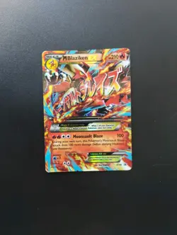 M Blaziken EX MP XY86 Black Star Promo Pokemon Card - Image 1