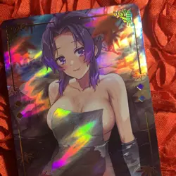 Shinobu Kocho Demon Slayer Goddess Story Anime Waifu Girl Holo Card Hot spring - Image 5